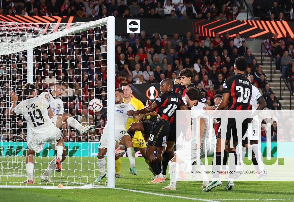 Bafodà Diakità of AFC Bournemouth scores a goal to make the score 1-0 but sees it disallowed Bournemouth v Sturm Graz, UEFA Europa League, Football, Vitality Stadium, Bournemouth, UK - 15 Oct 2026Bournemouth Vitality Stadium United Kingdom