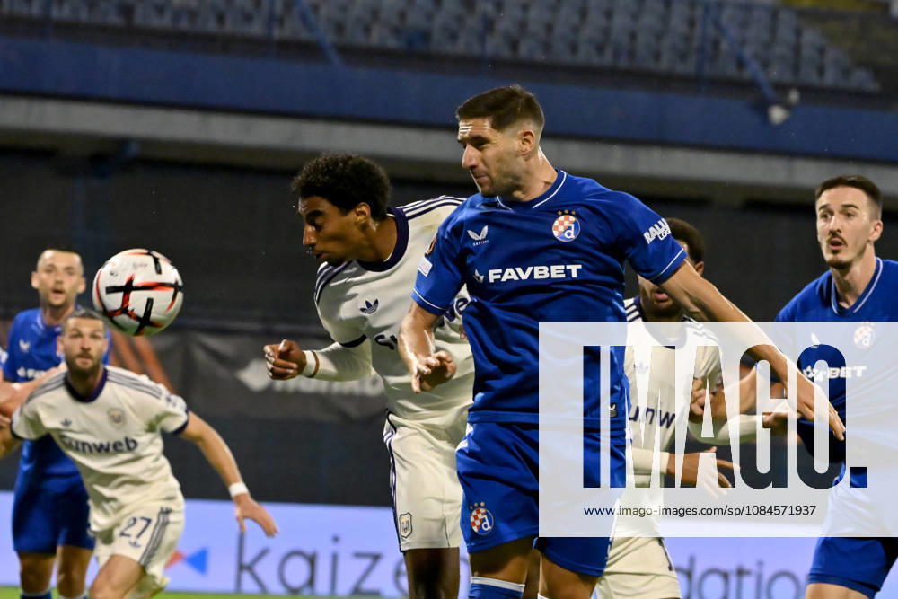 During the UEFA Europa League match between Dinamo Zagreb (Croatia) and Anderlecht (Belgium) at Stadion Maksimir, Zagreb on October 15, 2026 in Zagreb, Croatia. (Photo by Igor Kupljenik Sports Press Photo).