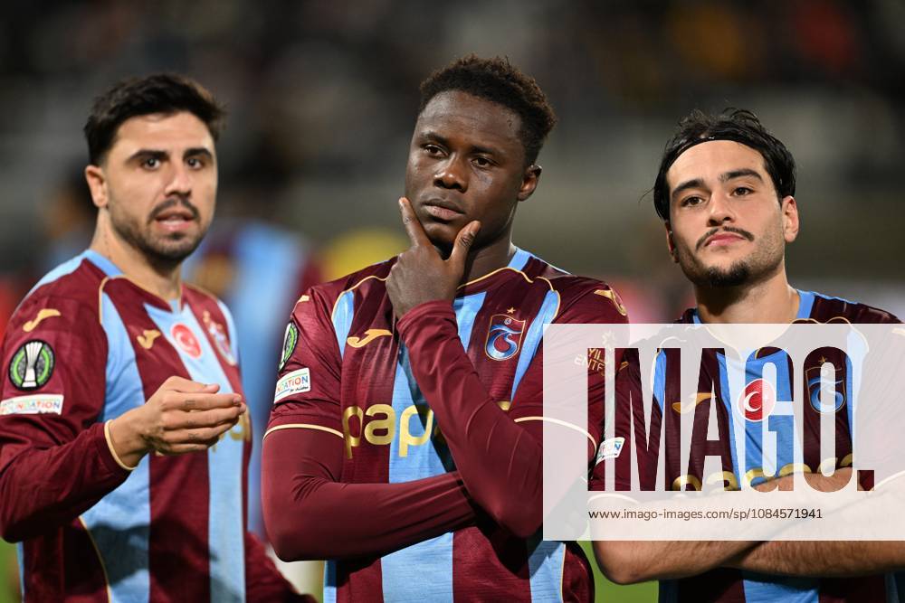 KuPS Kuopio v Trabzonspor - UEFA Conference League TAMPERE, FINLAND - OCTOBER 15: Franculino Dju of Trabzonspor celebrates during the UEFA Conference League Week 1 match between KuPS Kuopio and Trabzonspor at Tammelan Stadium, on October 15, 2026 in Tampere, Finland. Hasan Tascan Anadolu Tampere Finland. Editorial use only. Please get in touch for any other usage.