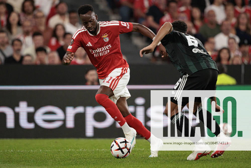 Dodi Lukebakio seen during UEFA Europa League 2026 2027 league phase game between teams of SL Benfica and Celtic FC at Estadio Da Luz (Maciej Rogowski Ball Raw Images PT) Lisbon Estadio Da Luz Portugal