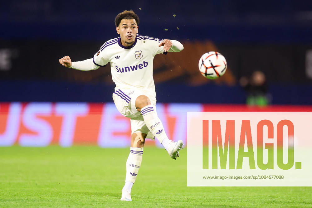 GNK Dinamo v RSC Anderlecht - UEFA Europa League 2026 27 League Phase MD2 Mario Stroeykens of Anderlecht in action during the UEFA Europa League 2026 27 League Phase MD2 match between GNK Dinamo and RSC Anderlecht at Stadion Maksimir on October 15, 2026 in Zagreb, Croatia. MatijaxHabljak PIXSELL