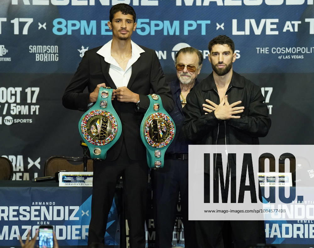 October 15 2026,Las Vegass,Nevadas,Nevada,The Cosmopolitan,The Chelsea,TNT Sports,Sebastian Fundora,Ermal Hadribeaj,WBC Super Welterweight Championship Las Vegas Nevada United States