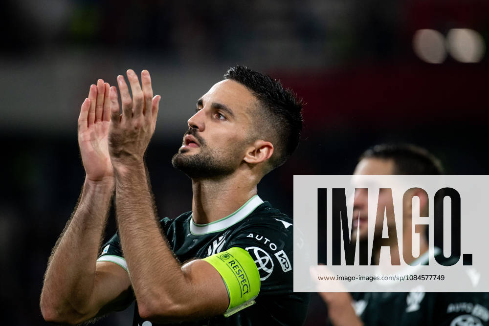 GER, Soccer, Men s, UEFA Conference League, 2026–2027 Season, Matchday 1, SC Freiburg vs. FK Jablonec Nemanja Tekijaski FK Jablonec, 4 thanks the fans who traveled with the team Freiburg Europapark Stadium Baden-Württemberg Germany