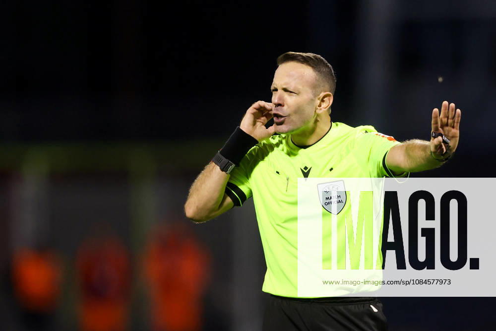 GNK Dinamo v RSC Anderlecht - UEFA Europa League 2026 27 League Phase MD2 Referee Orel Tsvika Grinfeld during the UEFA Europa League 2026 27 League Phase MD2 match between GNK Dinamo and RSC Anderlecht at Stadion Maksimir on October 15, 2026 in Zagreb, Croatia. JosipxMikacic PIXSELL