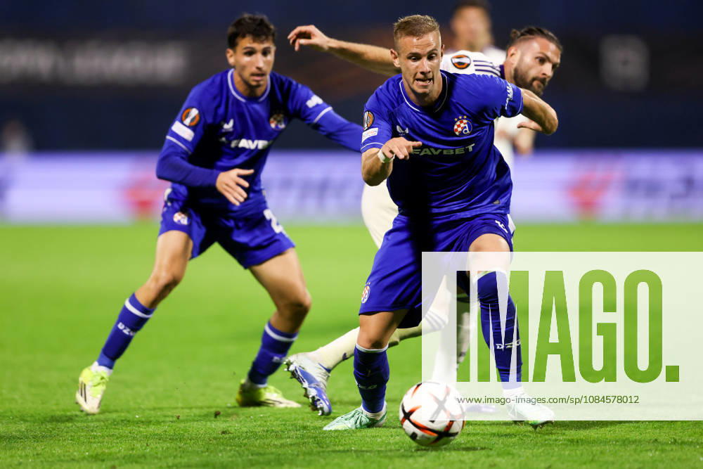 GNK Dinamo v RSC Anderlecht - UEFA Europa League 2026 27 League Phase MD2 Luka Stojkovic of Dinamo Zagreb in action during the UEFA Europa League 2026 27 League Phase MD2 match between GNK Dinamo and RSC Anderlecht at Stadion Maksimir on October 15, 2026 in Zagreb, Croatia. JosipxMikacic PIXSELL