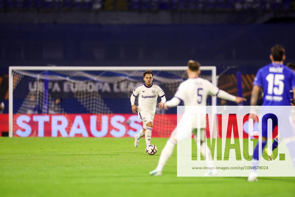 GNK Dinamo v RSC Anderlecht - UEFA Europa League 2026 27 League Phase MD2 Mario Stroeykens of Anderlecht during the UEFA Europa League 2026 27 League Phase MD2 match between GNK Dinamo and RSC Anderlecht at Stadion Maksimir on October 15, 2026 in Zagreb, Croatia. JosipxMikacic PIXSELL