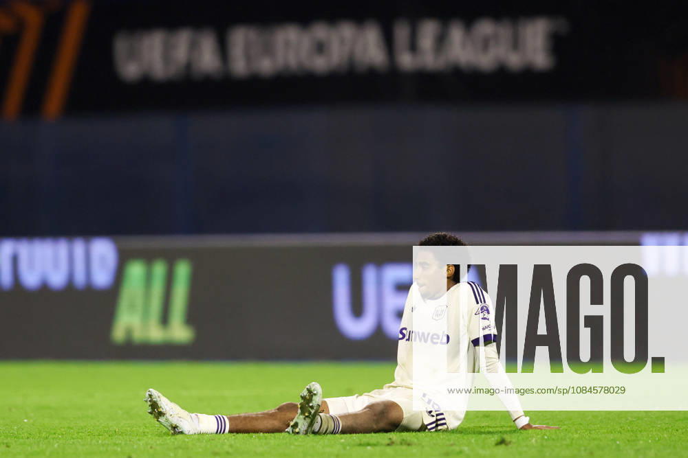 GNK Dinamo v RSC Anderlecht - UEFA Europa League 2026 27 League Phase MD2 Kais Barry of Anderlecht after the UEFA Europa League 2026 27 League Phase MD2 match between GNK Dinamo and RSC Anderlecht at Stadion Maksimir on October 15, 2026 in Zagreb, Croatia. JosipxMikacic PIXSELL