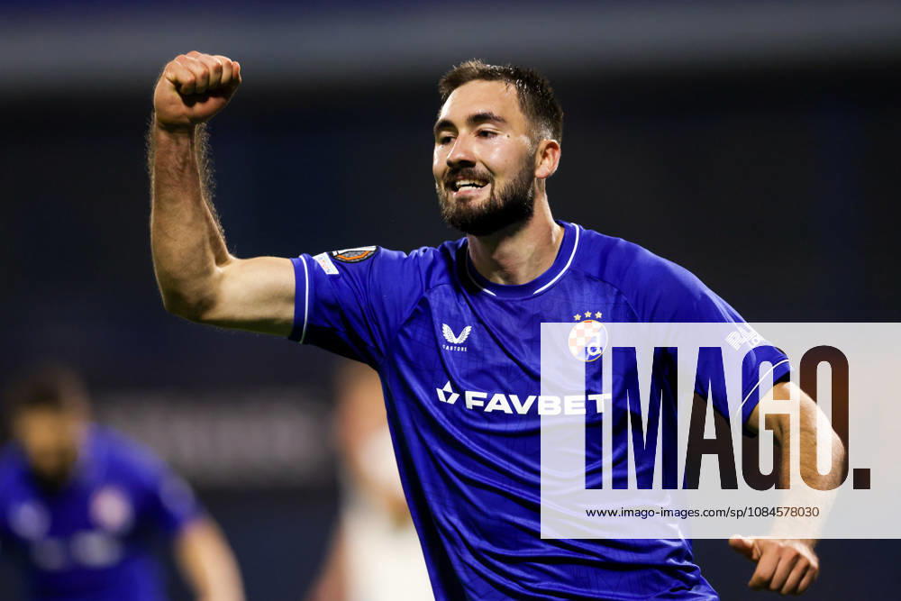 GNK Dinamo v RSC Anderlecht - UEFA Europa League 2026 27 League Phase MD2 Dion Beljo of Dinamo Zagreb celebrate after scoring during the UEFA Europa League 2026 27 League Phase MD2 match between GNK Dinamo and RSC Anderlecht at Stadion Maksimir on October 15, 2026 in Zagreb, Croatia. JosipxMikacic PIXSELL