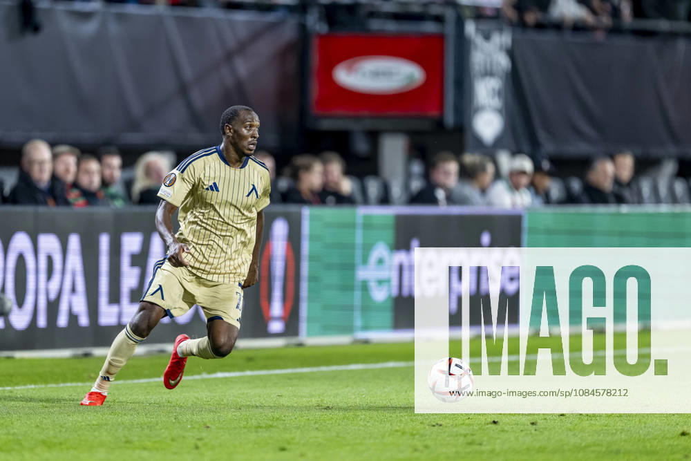 Nijmegen Levski Sofia defender Aldair Neves during the UEFA Europa League match between NEC and Levski Sofia at Stadion De Goffert on October 15, 2026, in Nijmegen, the Netherlands. Photo by DeFodi Images