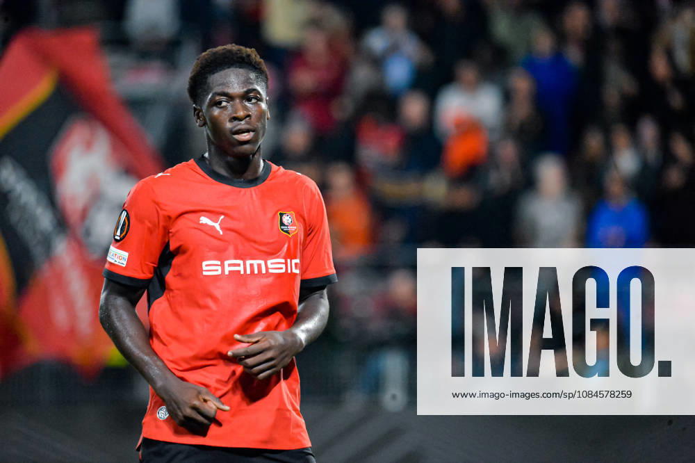 Joie des joueurs du Stade Rennais aprés le but de Mahamadou Nagida (Stade Rennais)