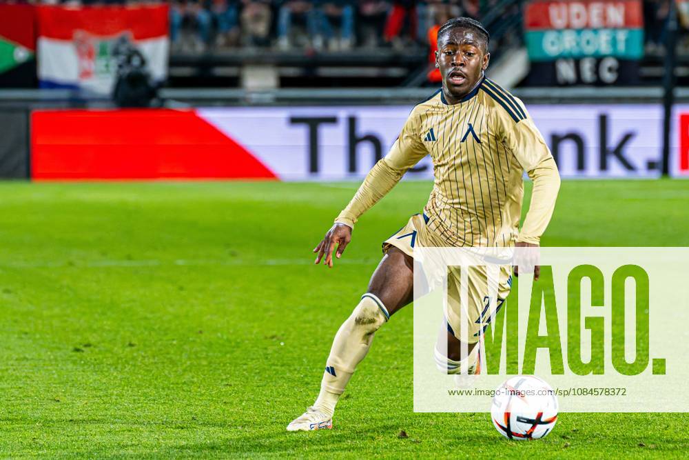 NIJMEGEN - Aldair Neves of Levski Sofia runs with the ball during the UEFA Europa League match between NEC Nijmegen and Levski Sofia at the Goffertstadion on October 15, 2026 in Nijmegen, the Netherlands. KEVIN SENDERS ANP UEFA Europa League 2026 27 ANPxSportx xMarcelxterxBalsxIVx 572568045 originalFilename: 572568045