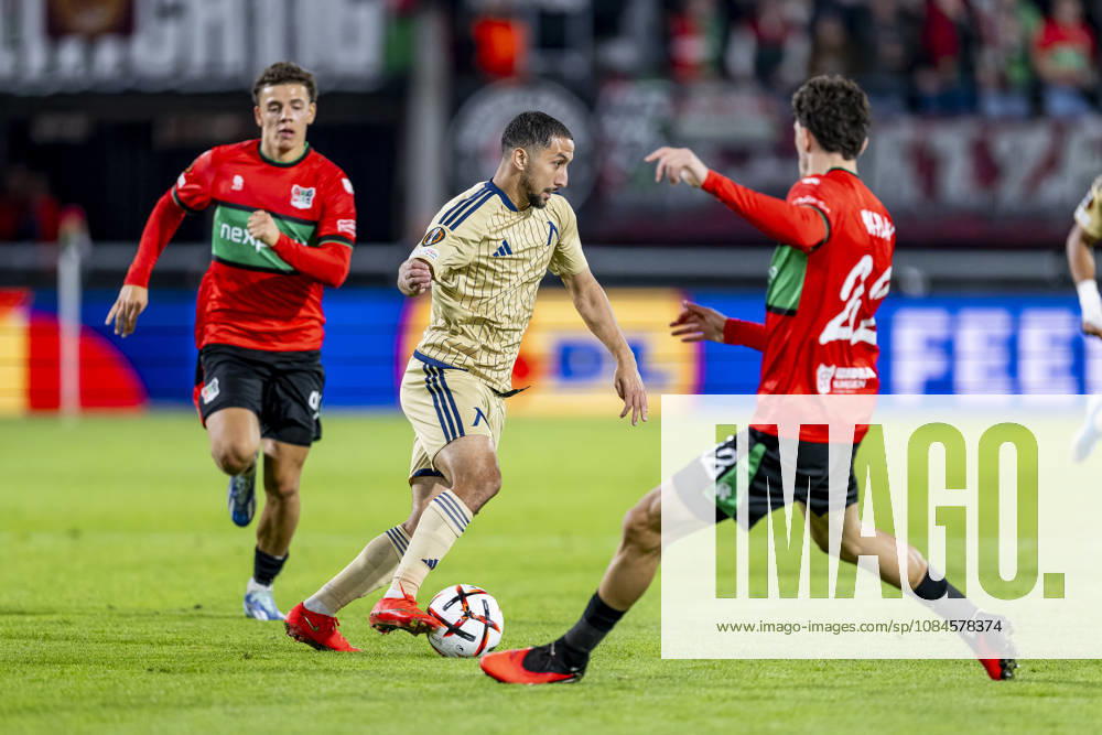NIJMEGEN: Levski Sofia midfielder Mazire Soula during the UEFA Europa League match between NEC and Levski Sofia at Stadion De Goffert on October 15, 2026, in Nijmegen, the Netherlands. Photo by DeFodi Images