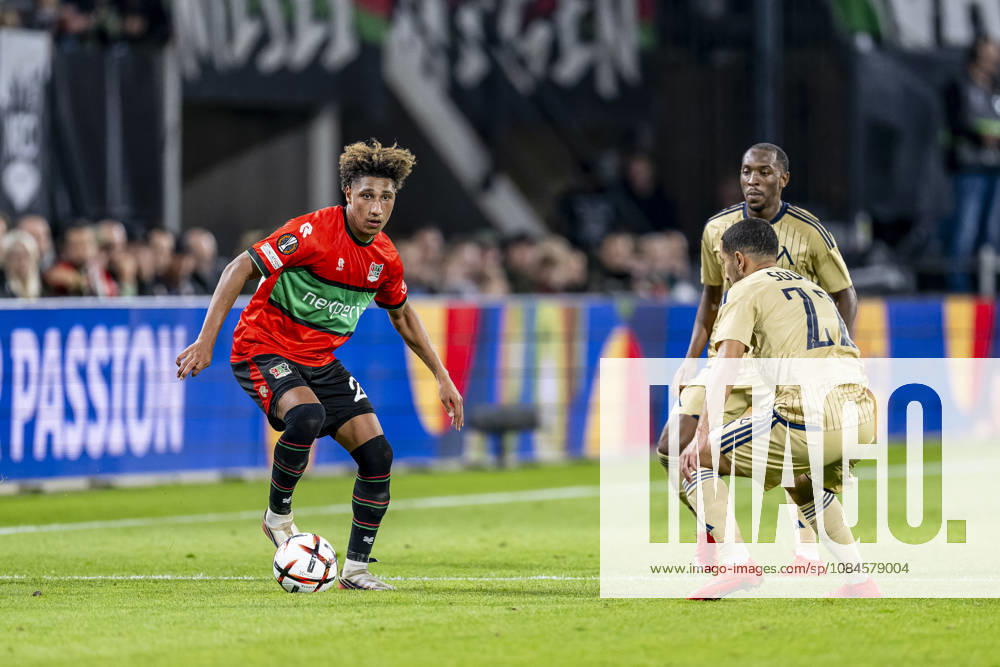 NIJMEGEN NEC Nijmegen midfielder Noe Lebreton during the UEFA Europa League match between NEC and Levski Sofia at Stadion De Goffert on October 15, 2026, in Nijmegen, Netherlands. Photo by DeFodi Images