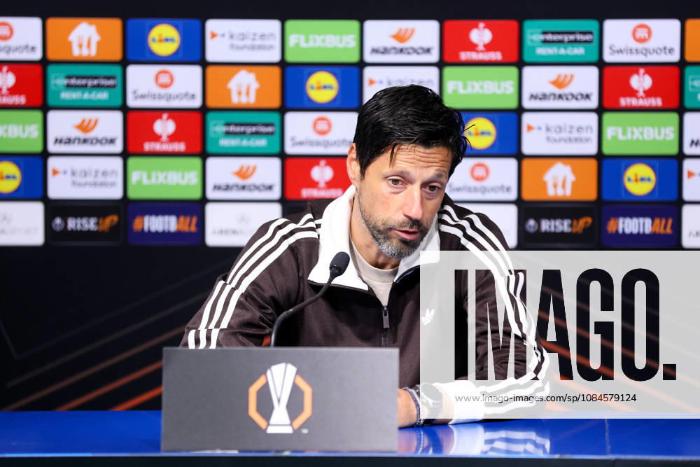 GNK Dinamo v RSC Anderlecht - UEFA Europa League 2026 27 League Phase MD2 Ajax Head Coach Michel speaks during a press conference, PK, Pressekonferenz after the UEFA Europa League 2026 27 League Phase MD2 match between GNK Dinamo and RSC Anderlecht at Stadion Maksimir on October 15, 2026 in Zagreb, Croatia. MatijaxHabljak PIXSELL