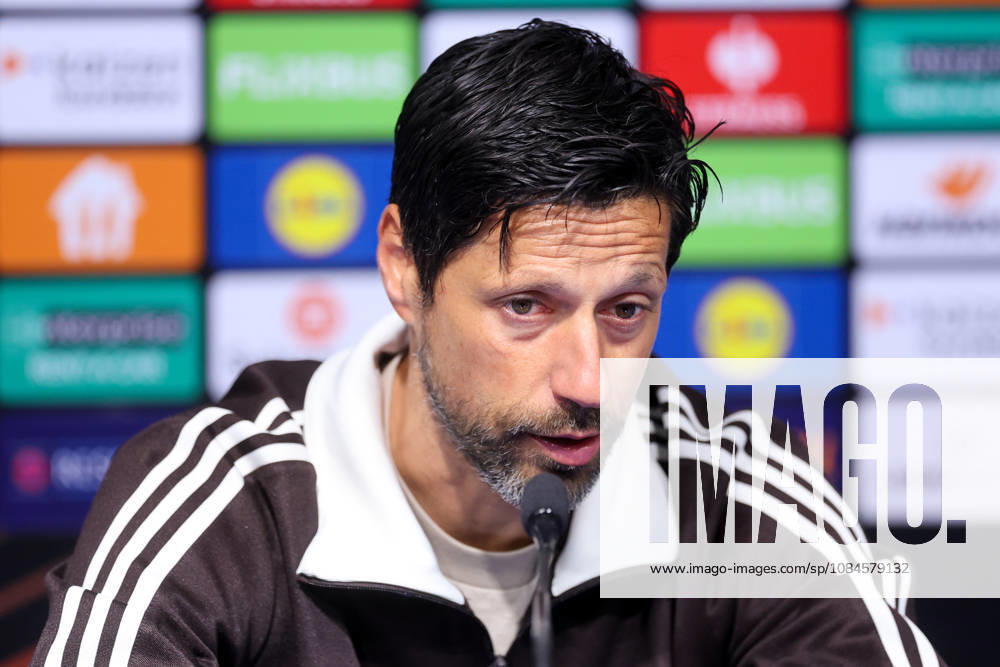 GNK Dinamo v RSC Anderlecht - UEFA Europa League 2026 27 League Phase MD2 Ajax Head Coach Michel speaks during a press conference, PK, Pressekonferenz after the UEFA Europa League 2026 27 League Phase MD2 match between GNK Dinamo and RSC Anderlecht at Stadion Maksimir on October 15, 2026 in Zagreb, Croatia. MatijaxHabljak PIXSELL