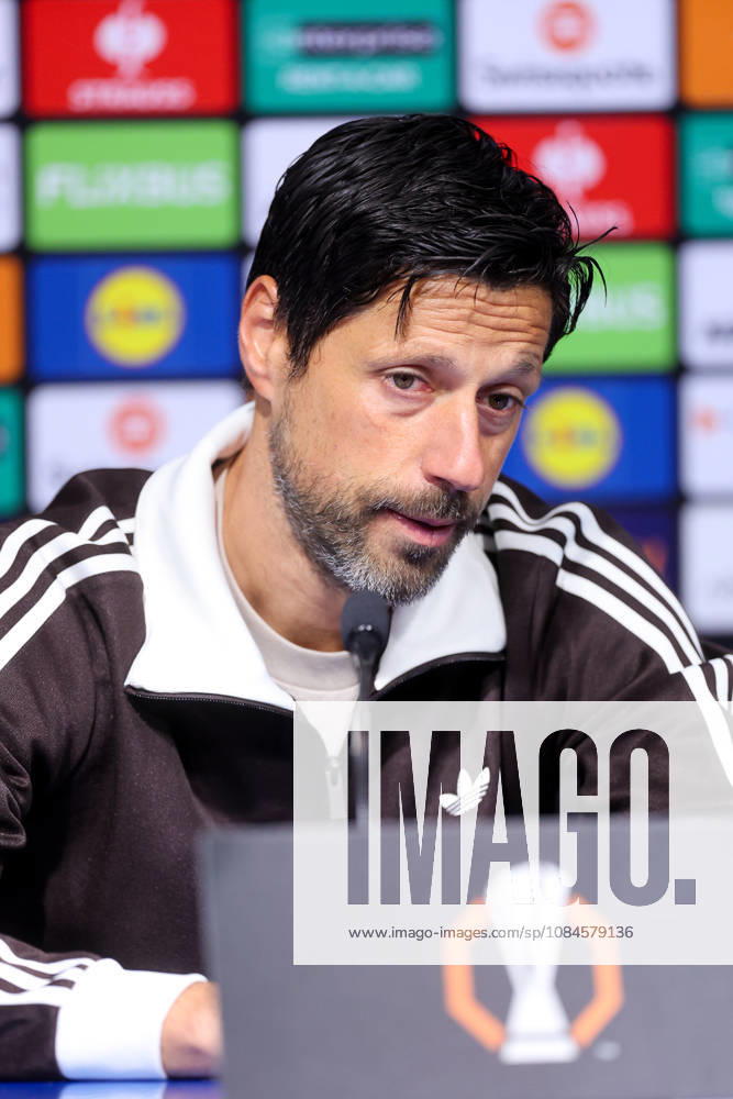 GNK Dinamo v RSC Anderlecht - UEFA Europa League 2026 27 League Phase MD2 Ajax Head Coach Michel speaks during a press conference, PK, Pressekonferenz after the UEFA Europa League 2026 27 League Phase MD2 match between GNK Dinamo and RSC Anderlecht at Stadion Maksimir on October 15, 2026 in Zagreb, Croatia. MatijaxHabljak PIXSELL