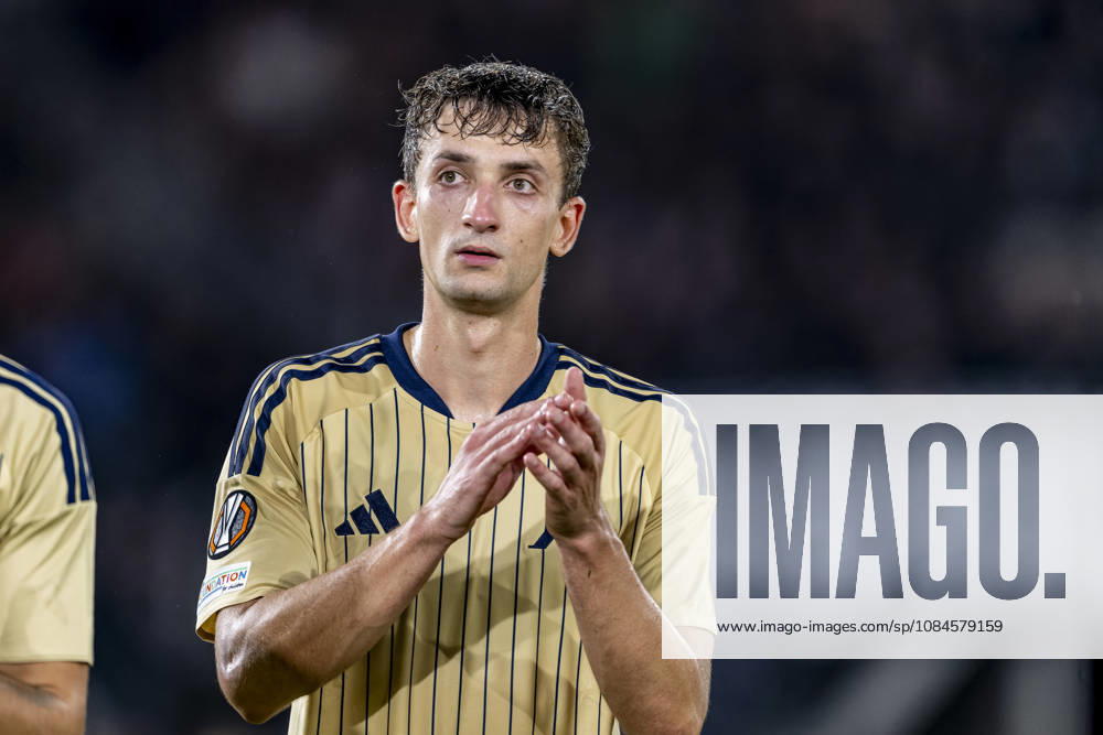NIJMEGEN Levski Sofia midfielder Gaöper Trdin during the UEFA Europa League match between NEC and Levski Sofia at Stadion De Goffert on October 15, 2026, in Nijmegen, the Netherlands. Photo by DeFodi Images