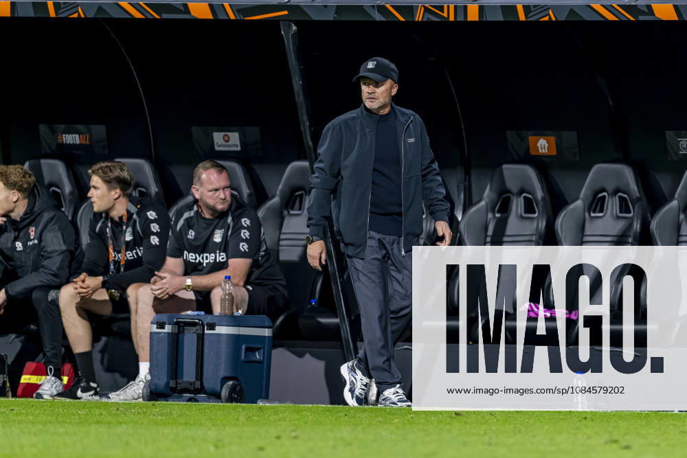 NIJMEGEN NEC Nijmegen coach Dick Schreuder during the UEFA Europa League match between NEC and Levski Sofia at Stadion De Goffert on October 15, 2026, in Nijmegen, Netherlands. Photo by DeFodi Images