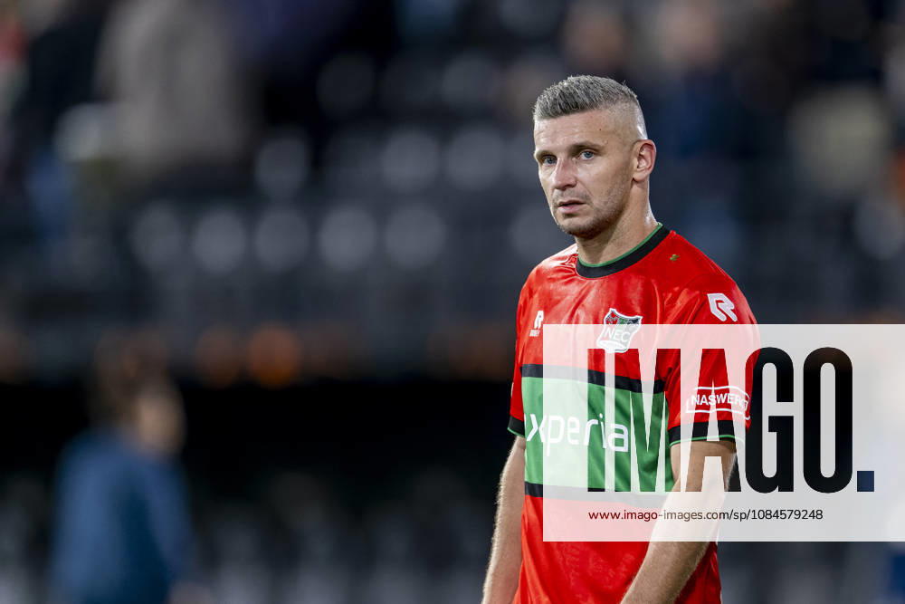 NIJMEGEN NEC Nijmegen forward Bryan Linssen during the UEFA Europa League match between NEC and Levski Sofia at Stadion De Goffert on October 15, 2026, in Nijmegen, Netherlands. Photo by DeFodi Images