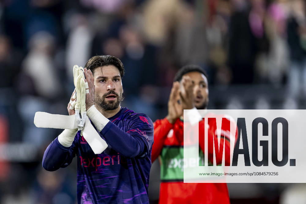 NIJMEGEN NEC Nijmegen goalkeeper Gonzalo Crettaz during the UEFA Europa League match between NEC and Levski Sofia at Stadion De Goffert on October 15, 2026, in Nijmegen, the Netherlands. Photo by DeFodi Images