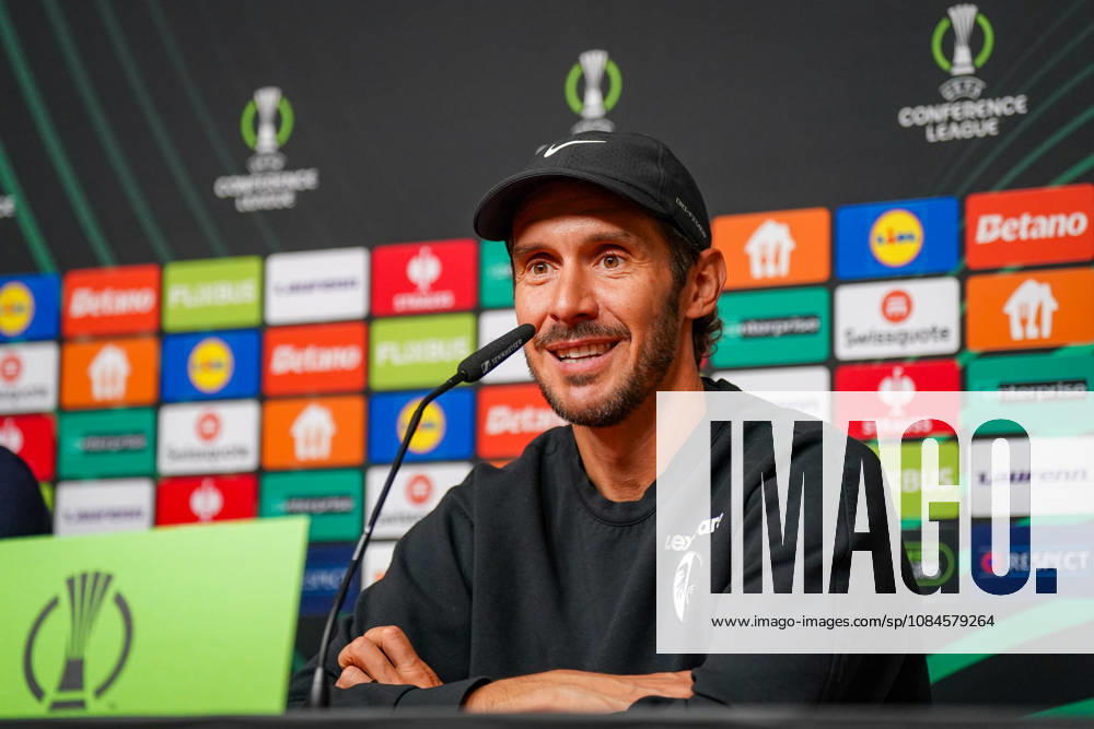 Germany Soccer UEFA Conference League 2026–2027, Matchday 1: SC Freiburg vs. FK Jablonec, Europa-Park Stadium, Freiburg; Julian Schuster, Coach, SC Freiburg; facial expressions, emotions, press conference, media