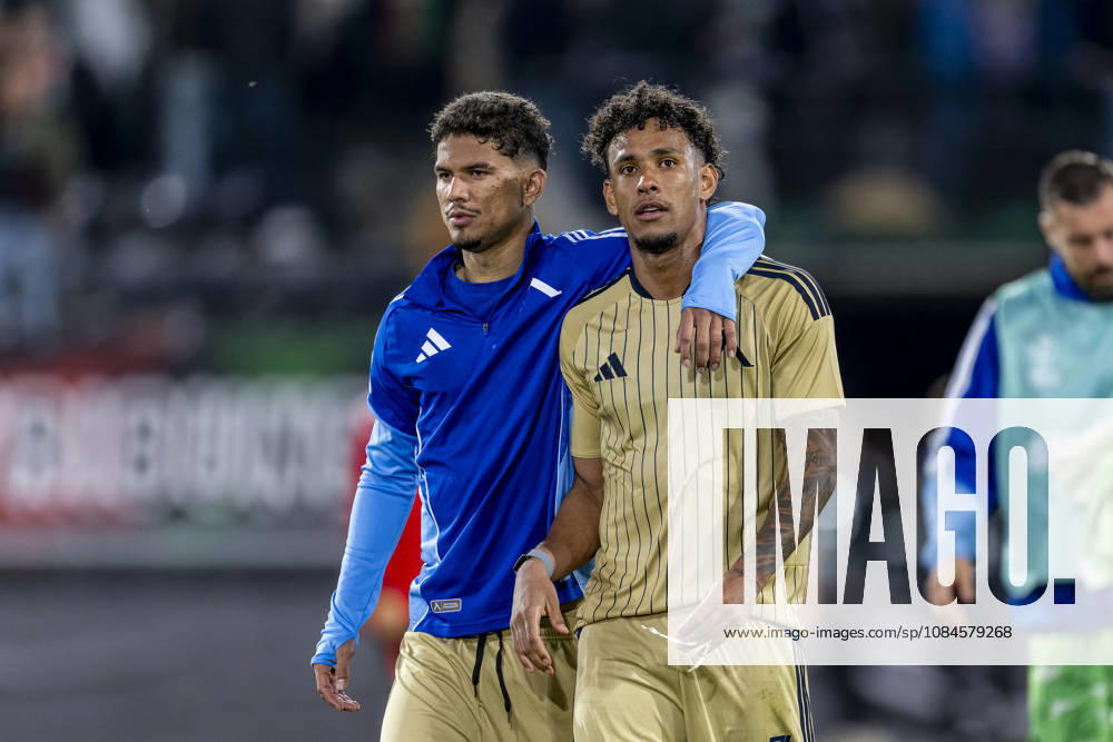 NIJMEGEN l Levski Sofia forward Everton Bala and Levski Sofia forward Reinaldo during the UEFA Europa League match between NEC and Levski Sofia at Stadion De Goffert on October 15, 2026, in Nijmegen, the Netherlands. Photo by DeFodi Images