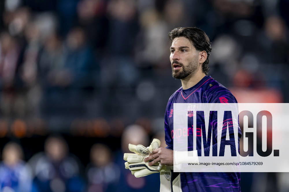 NIJMEGEN NEC Nijmegen goalkeeper Gonzalo Crettaz during the UEFA Europa League match between NEC and Levski Sofia at Stadion De Goffert on October 15, 2026, in Nijmegen, the Netherlands. Photo by DeFodi Images