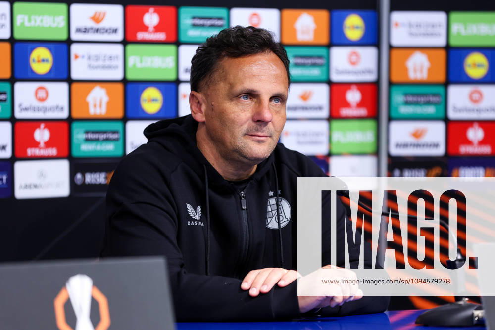 GNK Dinamo v RSC Anderlecht - UEFA Europa League 2026 27 League Phase MD2 Dinamo Zagreb Head Coach Mario Kovacevic speaks during a press conference, PK, Pressekonferenz after the UEFA Europa League 2026 27 League Phase MD2 match between GNK Dinamo and RSC Anderlecht at Stadion Maksimir on October 15, 2026 in Zagreb, Croatia. MatijaxHabljak PIXSELL