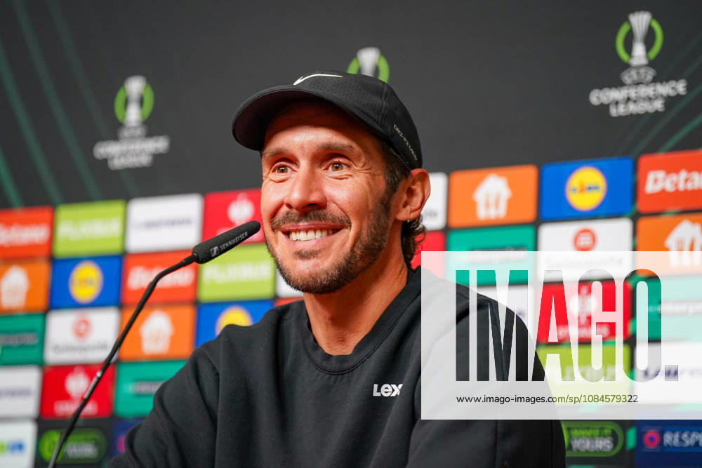 Germany Soccer UEFA Conference League 2026–2027, Matchday 1: SC Freiburg vs. FK Jablonec, Europa-Park Stadium, Freiburg; Julian Schuster, Coach, SC Freiburg; facial expressions, emotions, press conference, media