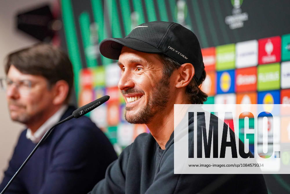 Germany Soccer UEFA Conference League 2026–2027, Matchday 1: SC Freiburg vs. FK Jablonec, Europa-Park Stadium, Freiburg; Julian Schuster, Coach, SC Freiburg; facial expressions, emotions, press conference, media