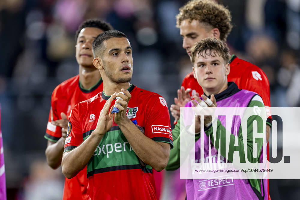 NIJMEGEN NEC Nijmegen defender Gabriel Brás during the UEFA Europa League match between NEC and Levski Sofia at Stadion De Goffert on October 15, 2026, in Nijmegen, the Netherlands. Photo by DeFodi Images