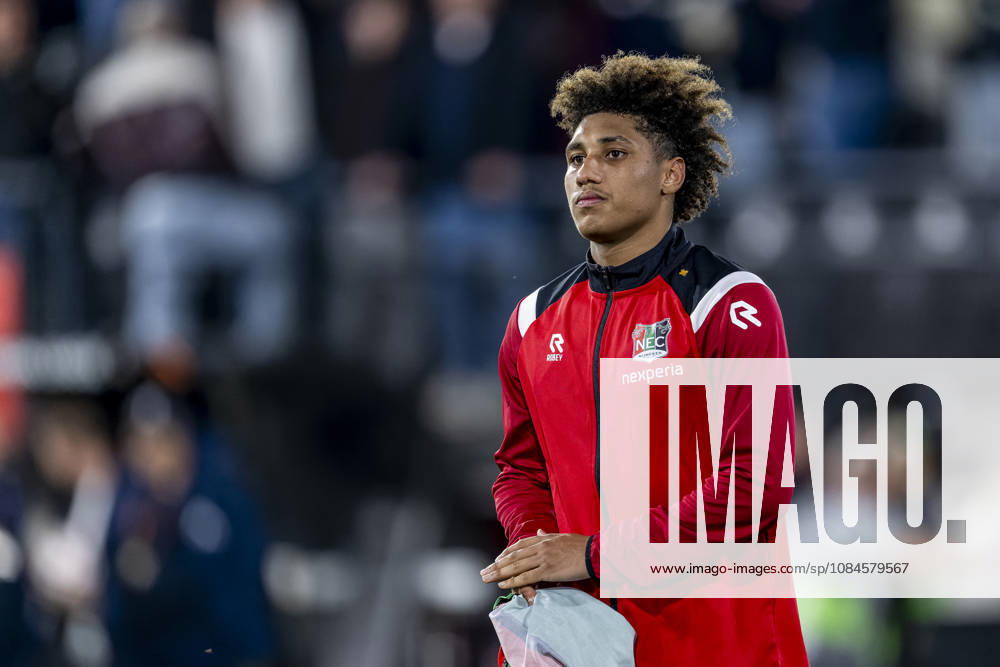 NIJMEGEN NEC Nijmegen midfielder Noe Lebreton during the UEFA Europa League match between NEC and Levski Sofia at Stadion De Goffert on October 15, 2026, in Nijmegen, the Netherlands. Photo by DeFodi Images