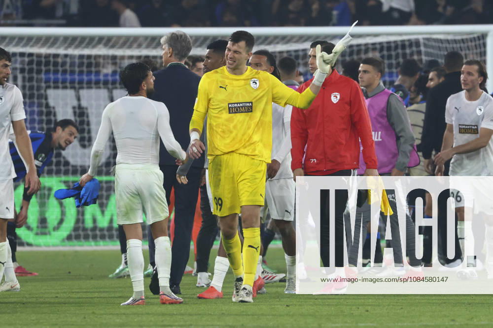 Atalanta BC v Pafos FC - UEFA Conference League 2026 27 League Phase MD1 Radoslaw Majecki in action during the UEFA Conference League 2026 27 match between Atalanta BC and Pafos FC at New Balance Arena in Bergamo, Italy, on October 15, 2026. Bergamo Bergamo Italy