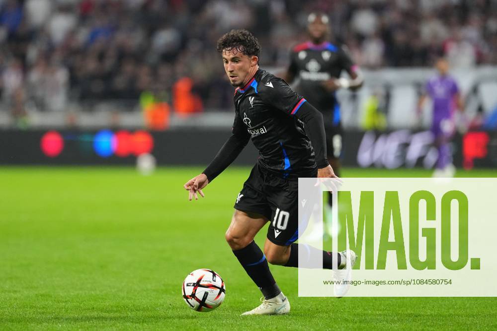 Yeremy Pino of Crystal Palace Lyon v Crystal Palace, UEFA Europa League, Football, Groupama Stadium, Lyon, France - 15 Oct 2026Lyon Groupama Stadium France