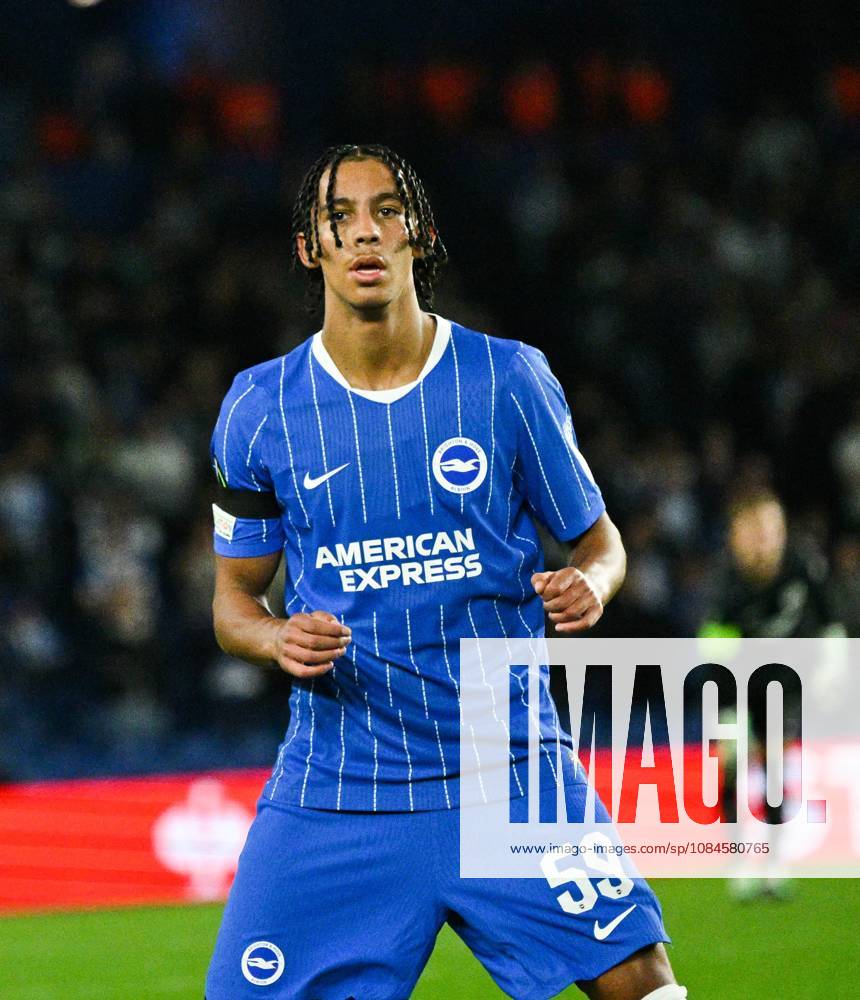 Younes Ibrahim of Brighton during the UEFA Conference League match between Brighton and Hove Albion and Kuano Zalgiris at the American Express Stadium , Brighton , UK - 15th October 2026 Brighton & Hove Albion vs Kuano Zalgiris UEFA Conference League Football, Amex Stadium, Sussex, United Kingdom - 15 Oct 2026Brighton Amex Stadium Sussex United Kingdom Editorial use only. No merchandising. For Football images FA and Premier League restrictions apply inc. no internet mobile usage without FAPL license - for details contact Football Dataco