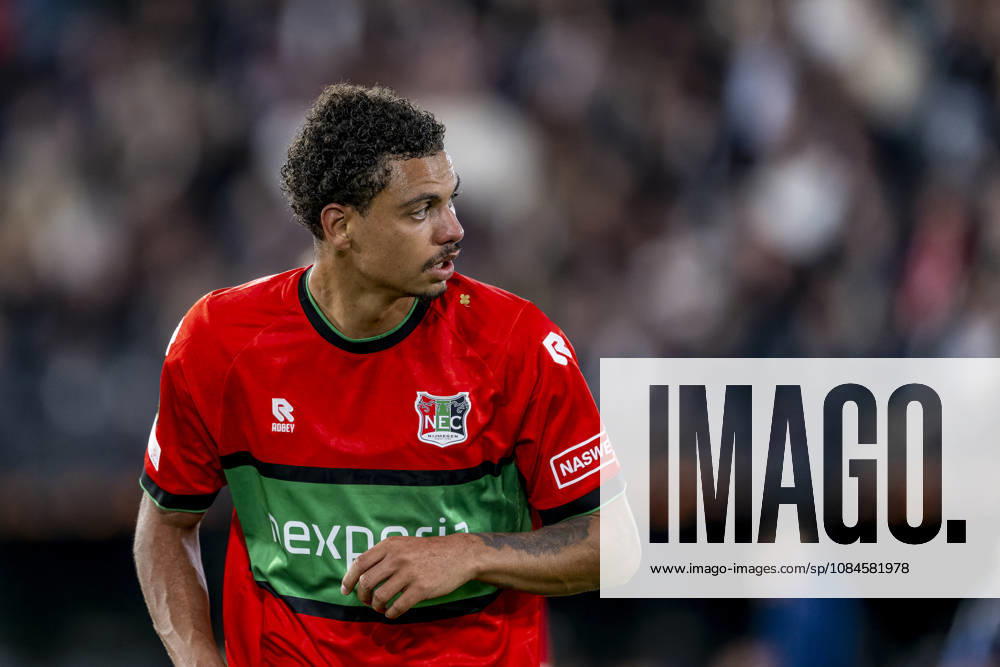 NIJMEGEN NEC Nijmegen defender Deveron Fonville during the UEFA Europa League match between NEC and Levski Sofia at Stadion De Goffert on October 15, 2026, in Nijmegen, the Netherlands. Photo by DeFodi Images