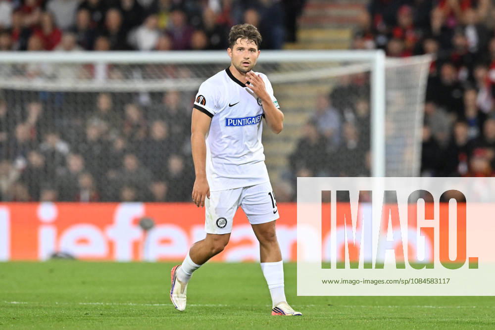 Bournemouth v Sturm Graz, Europa League Simon Seidl (19) of Sturm Graz during the Europa League match between Bournemouth and Sturm Graz at the Vitality Stadium, Bournemouth, UK on 15 October 2026. Bournemouth Vitality Stadium Dorset UK Editorial use only ,