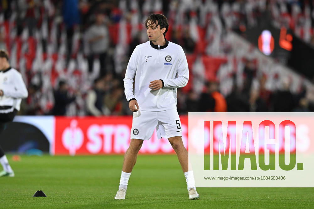Bournemouth v Sturm Graz, Europa League Albert Vallci (5) of Sturm Graz warming up ahead of the Europa League match between Bournemouth and Sturm Graz at the Vitality Stadium, Bournemouth, UK on 15 October 2026. Bournemouth Vitality Stadium Dorset UK Editorial use only ,