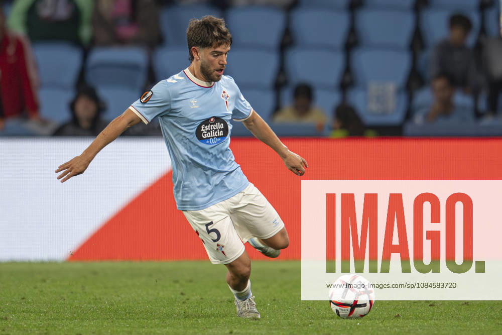RC Celta vs. Juventus, UEFA Europa League Matchday 2: Sergio Cerreira of Celta in action during Matchday 2 of the UEFA Europa League between RC Celta and Juventus at Abanca Balaidos Stadium on October 15, 2026, in Vigo, Abanca Balaidos Stadium, Pontevedra, Spain