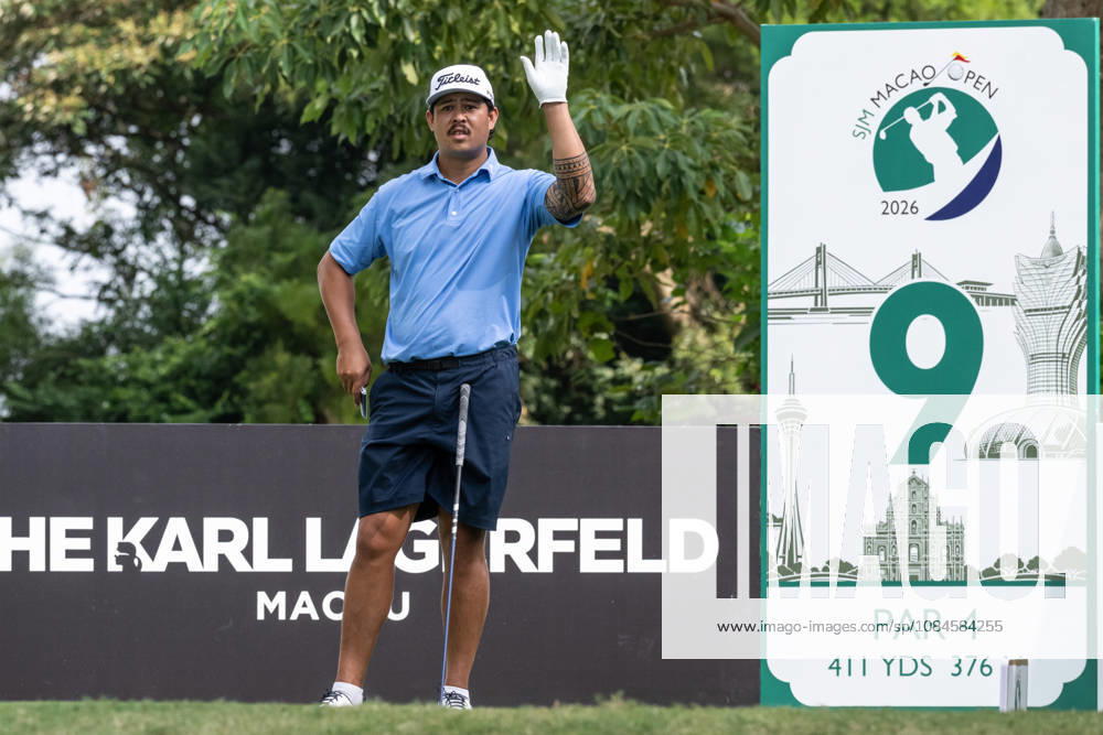 Denzel IEREMIA from New Zealand. Round 2 in the Macao Open Golf at Macau Golf & Country Club. Macau Open Golf Round 2 - ZUMAr144 20261016_zap_r144_001