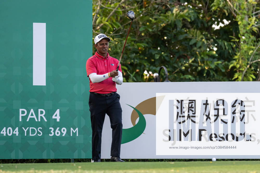 S.S.P. CHAWRASIA from India.Round 2 in the Macao Open Golf at Macau Golf & Country Club. Macau Open Golf Round 2 - ZUMAr144 20261016_zap_r144_009