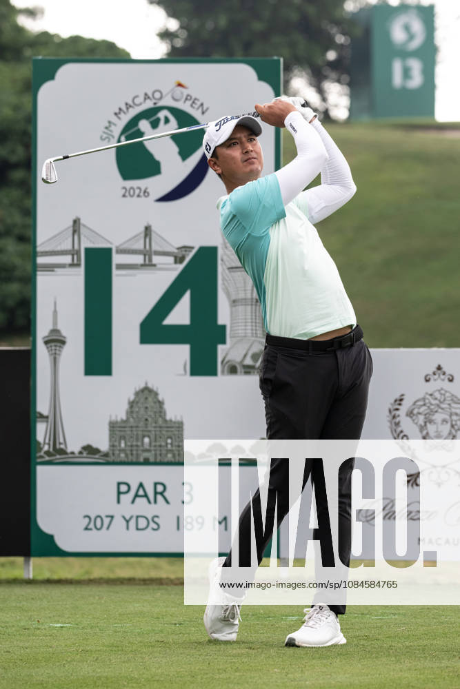 Sadom KAEWKANJANA from Thailand.Round 2 in the Macao Open Golf at Macau Golf & Country Club. Macau Open Golf Round 2 - ZUMAr144 20261016_zap_r144_051