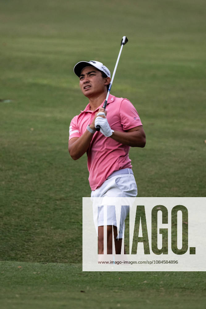 Sean RAMOS from the Philippines. Round 2 in the Macao Open Golf at Macau Golf & Country Club. Coloane China - ZUMAr144 20261016_zap_r144_063