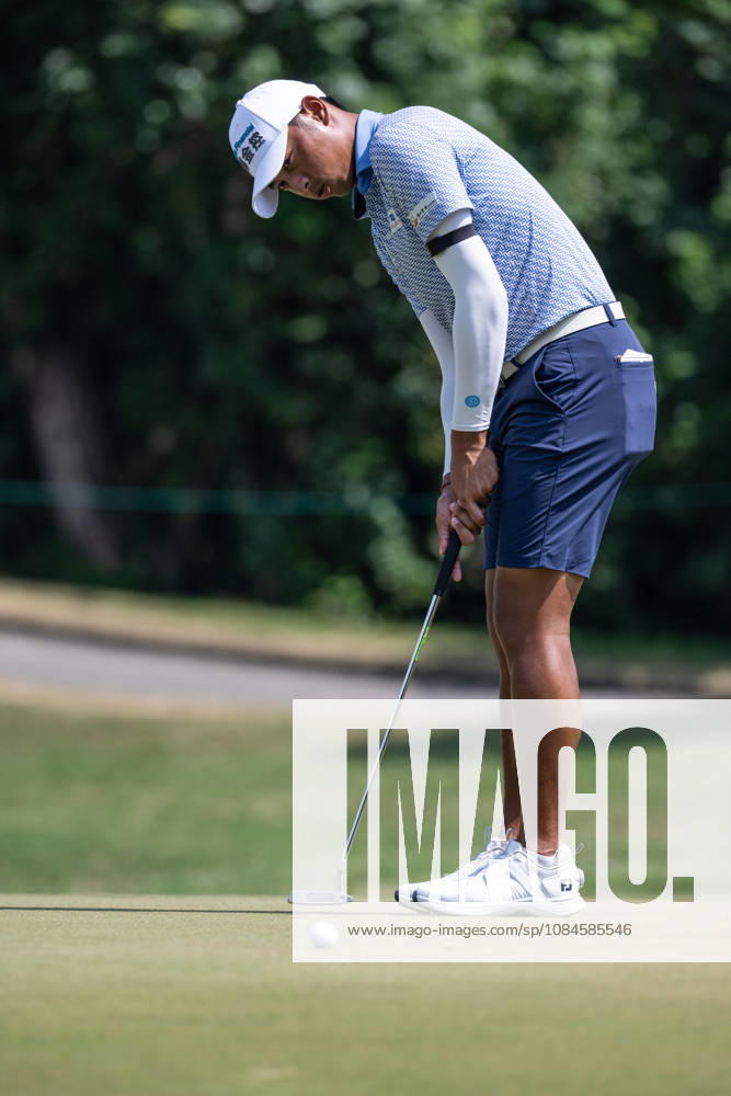 WANG Wei-hsuan finishes -10par to rank 2nd.Round 2 in the Macao Open Golf at Macau Golf & Country Club. Coloane China - ZUMAr144 20261016_zap_r144_083