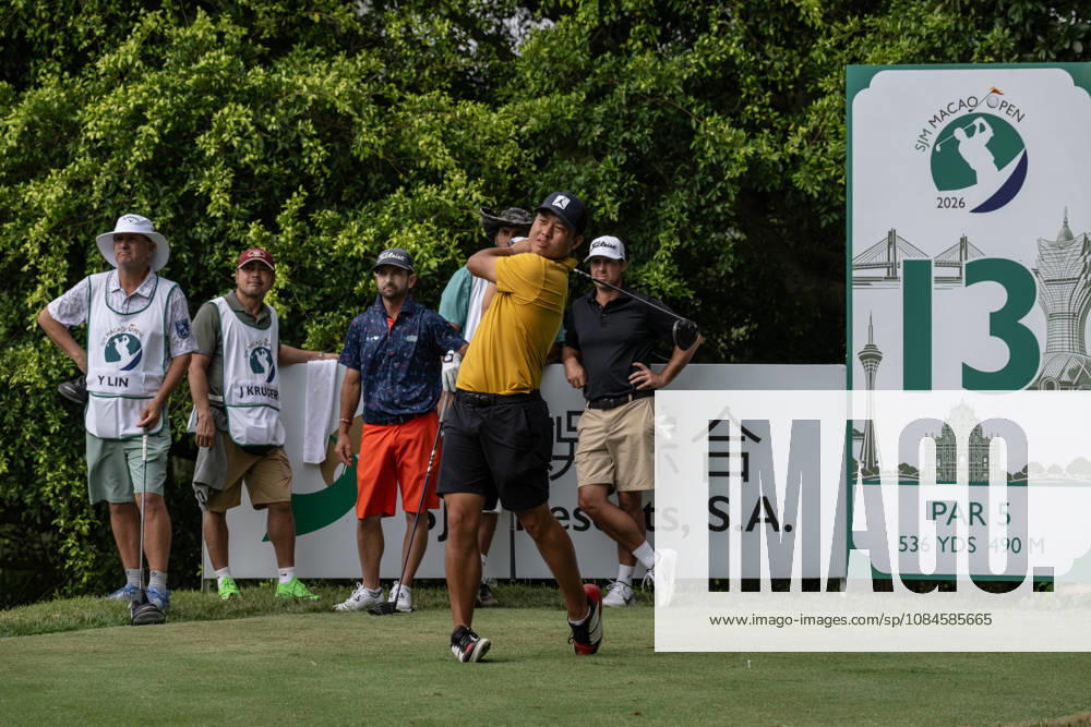 LIN, Yuxin from China.Round 2 in the Macao Open Golf at Macau Golf & Country Club. Macau Open Golf Round 2 - ZUMAr144 20261016_zap_r144_099
