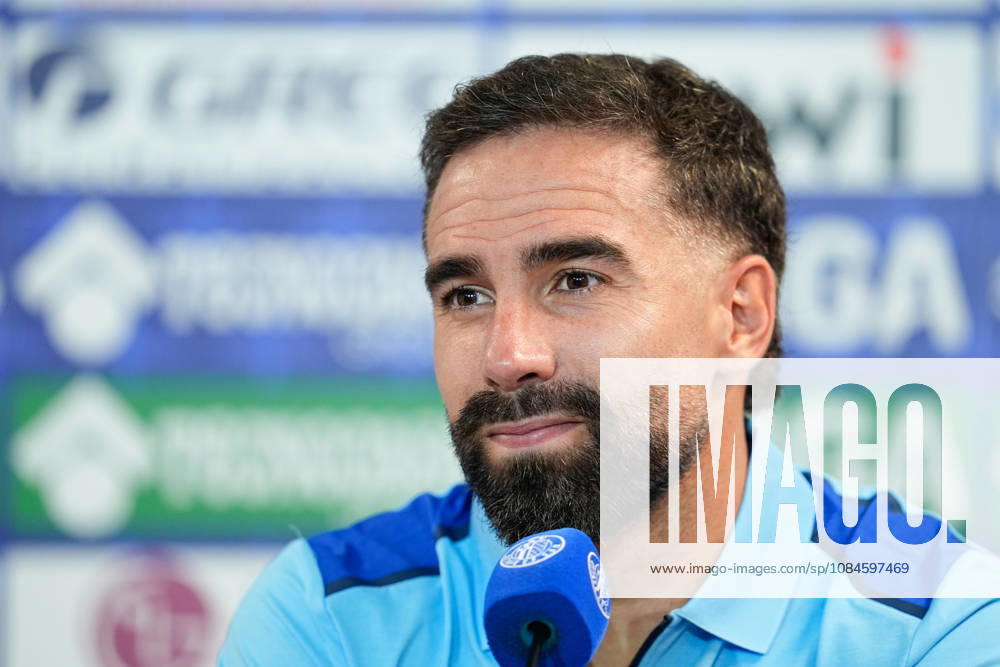 Daniel Carvajal attends during his presentation as a new player of Getafe CF at Coliseum de Getafe stadium on Octubre 16, 2026, in Getafe, Spain. Getafe Spain - ZUMAa181 20261016_zaa_a181_046