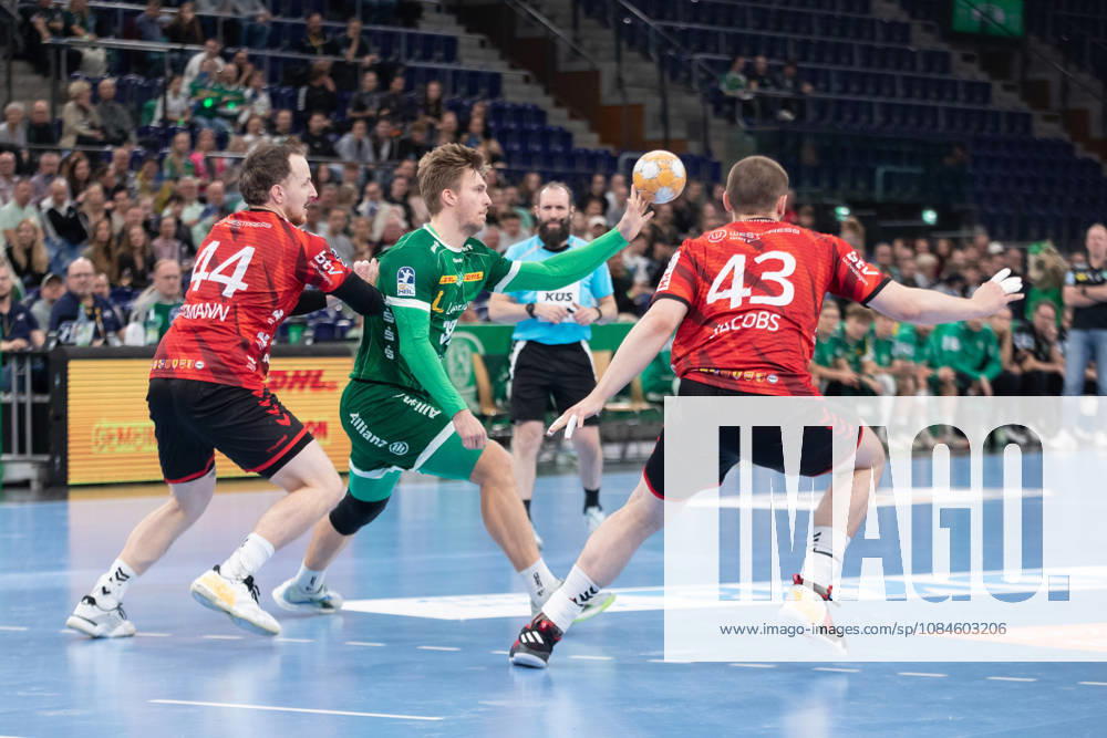 Handball, HBL2: SC DHfK Leipzig vs. ASV Hamm Westfalen, October 16, 2026; Franz Semper 32, SC DHfK Leipzig Handball, 2nd Bundesliga, 2026–2027 season, Matchday 8: SC DHfK Leipzig vs. ASV Hamm Westfalen on October 16, 2026, at the Quarterback Immobilien Arena Leipzig