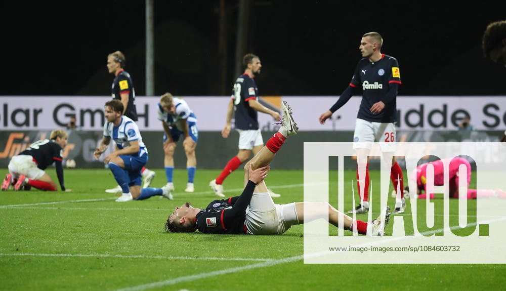 Leon Parduzi, Holstein Kiel, Final Whistle, Soccer, Men s, 2026–2027 Season, 2. Bundesliga, Holstein Stadium, Holstein Kiel vs. Hertha BSC Berlin, 0–0. DFL regulations prohibit any use of photographs as image sequences and or quasi-video.