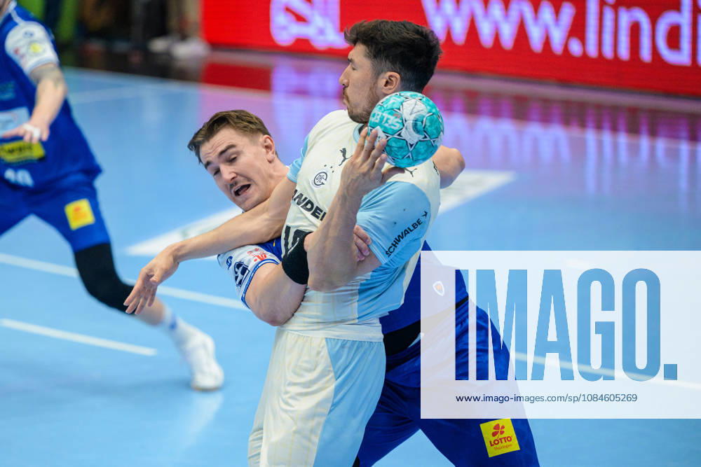 Felix Aellen, ThSV Eisenach, 22; Alex Dujshebaev, VfL Gummersbach, 10 GER; ThSV Eisenach vs. VfL Gummersbach, 1st Opel Handball Bundesliga, Handball, Matchday 9, 2026–2027 Season, 8:00 p.m., October 16, 2026 GER, ThSV Eisenach vs. VfL Gummersbach, 1st Opel Handball Bundesliga, Handball, Matchday 9, 2026–2027 season, 8:00 p.m., October 16, 2026, Eisenach