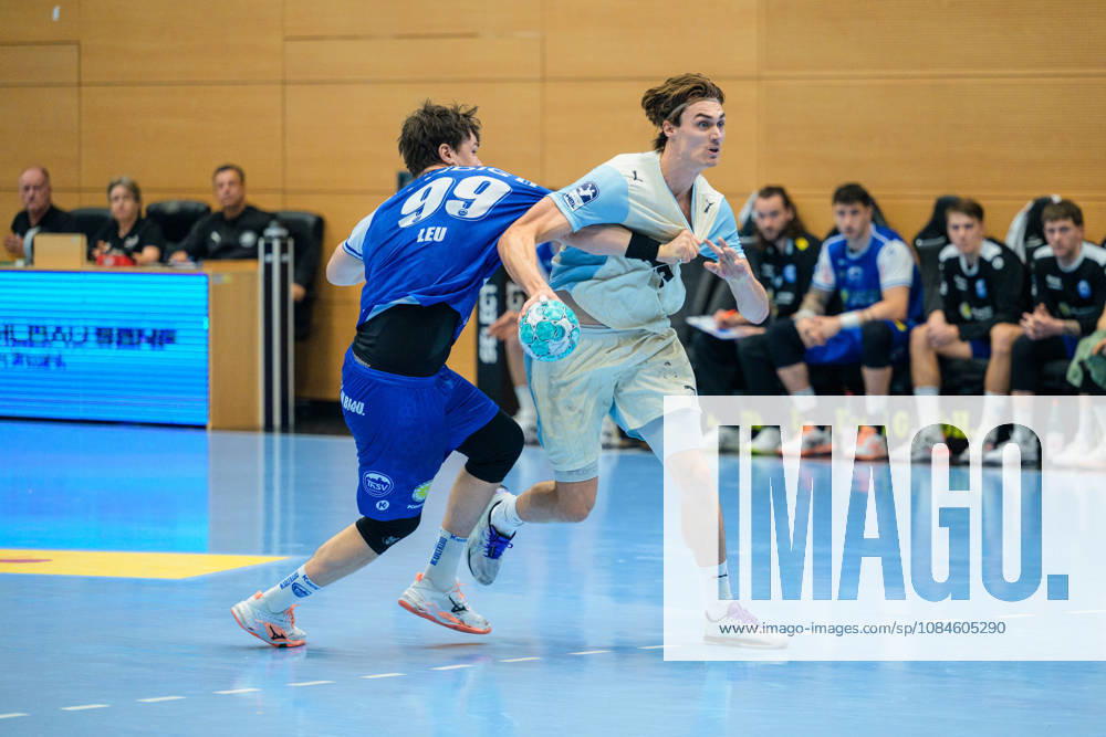 Miro Schluroff, VfL Gummersbach, 15; Tillman Leu, ThSV Eisenach, 99 GER; ThSV Eisenach vs. VfL Gummersbach, 1st Opel Handball Bundesliga, Handball, Matchday 9, 2026–2027 Season, 8:00 p.m., October 16, 2026 GER, ThSV Eisenach vs. VfL Gummersbach, 1st Opel Handball Bundesliga, Handball, Matchday 9, 2026–2027 season, 8:00 p.m., October 16, 2026, Eisenach